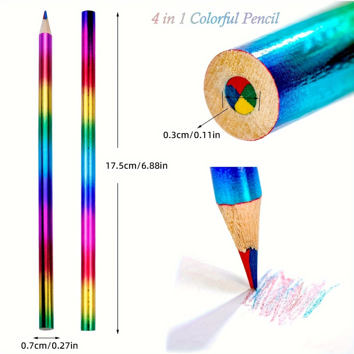 16 или 50 стираемых деревянных цветных карандашей HB твердости для рисования, раскрашивания, искусства