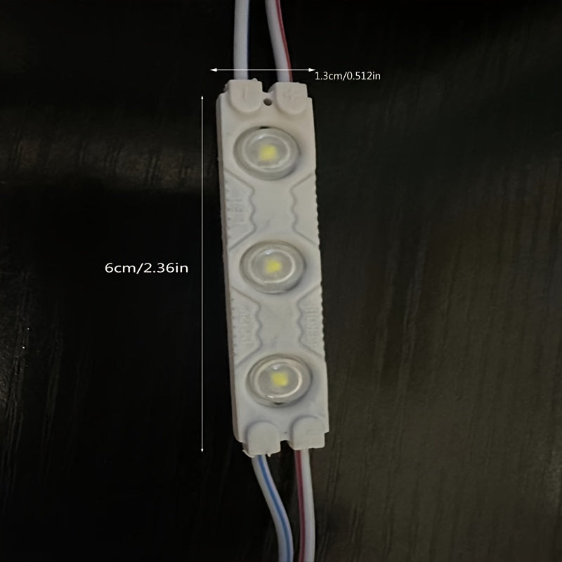 Комплект внутреннего освещения для фургона из 20 модулей, яркий белый, потолочный купольный светильник для фургона, грузовика, автомобиля