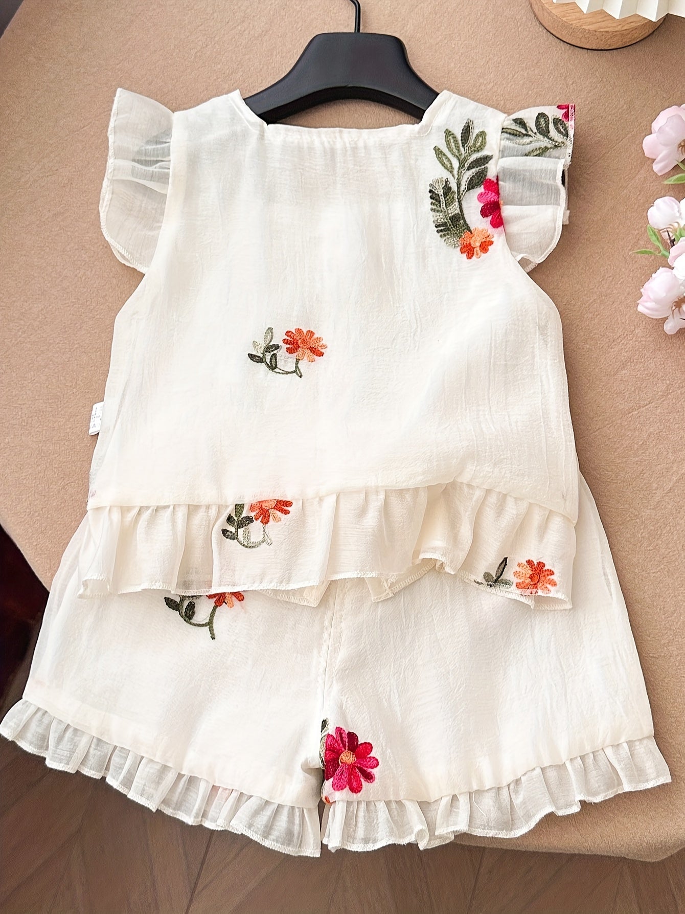 Sleeveless Ethnic-Inspired Dress for Outdoor Wear Summer Kids and Girls