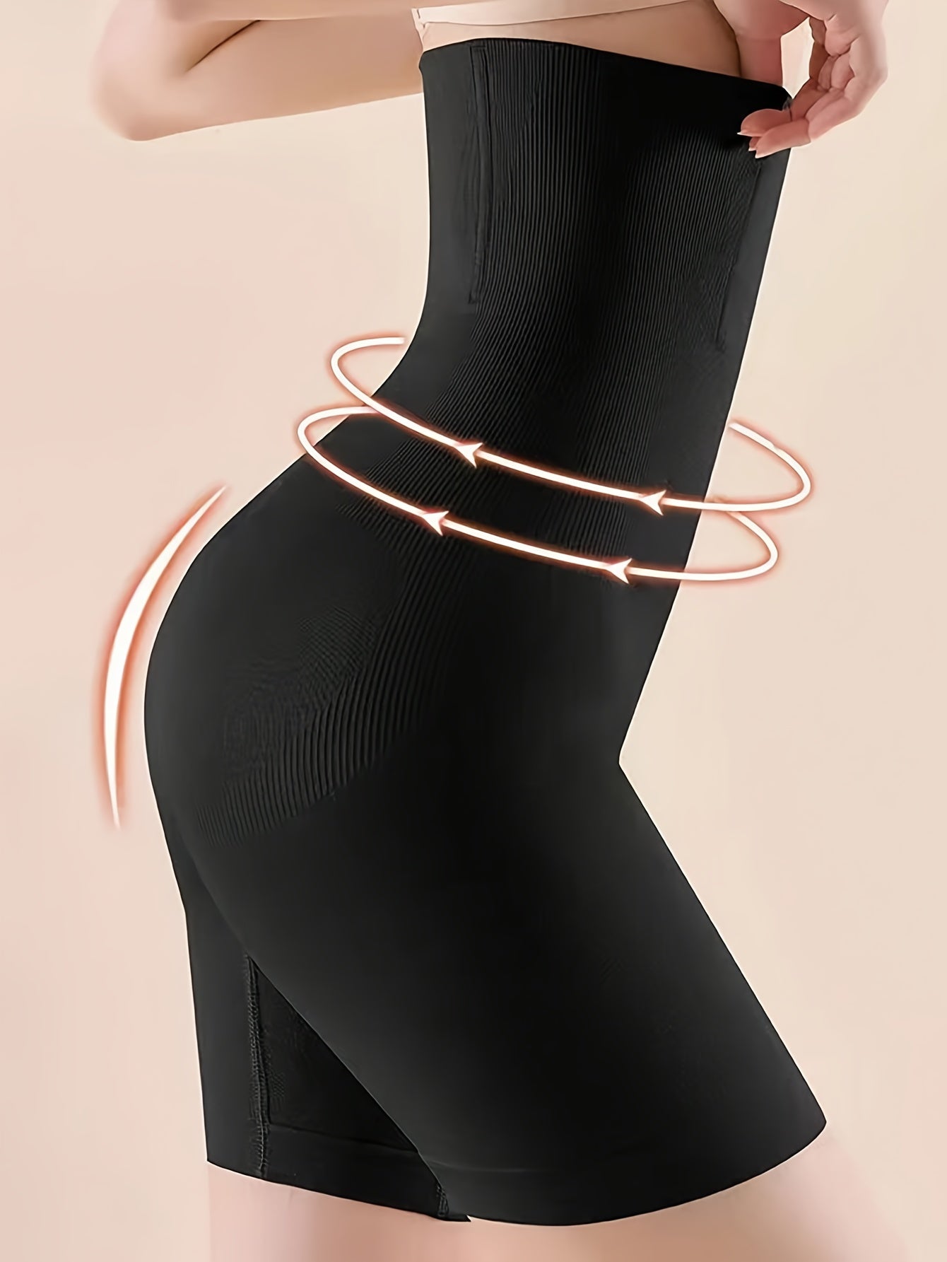 Women's High-Waisted Postpartum Shapewear Shorts Tummy Control Butt-Lifting Breathable