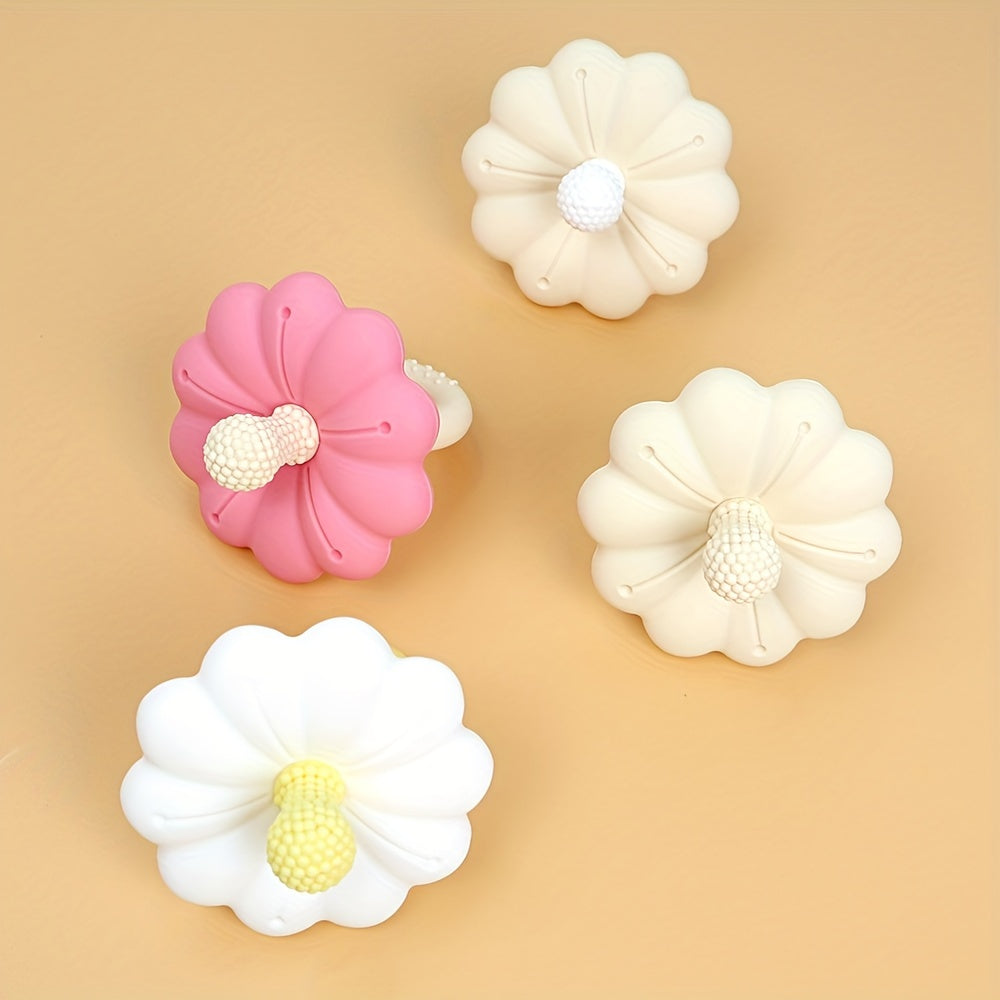 Baby Teething Toy Flower-Shaped Silicone Teether for Infants and Toddlers