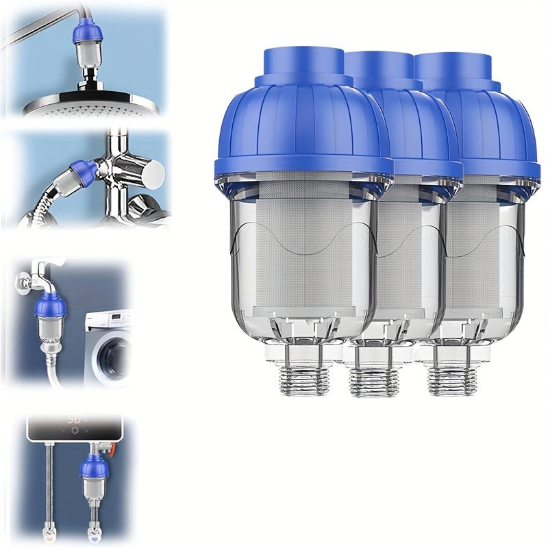 Suv isitgichi uchun zanglamaydigan po'latdan yasalgan old filtr - Bir dona, qayta ishlatiladigan aylantiriladigan cho'kindi filtri shisha shaklidagi idishda, kir yuvish mashinalari, dushlar va lavabo uchun energiya tejamkor yechim
