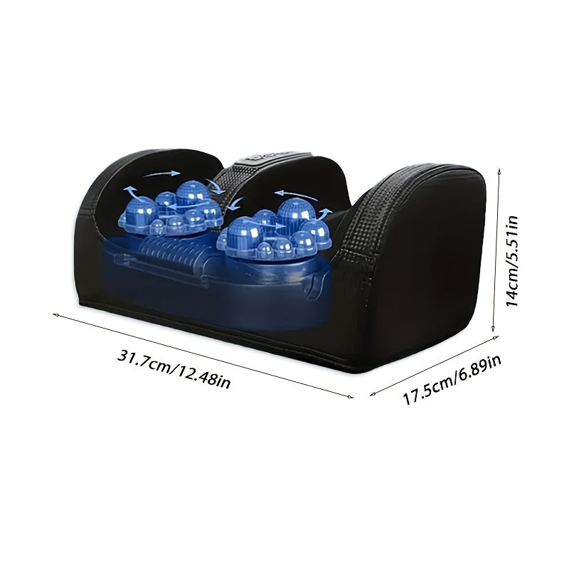 Masajeador eléctrico para pies con funciones de amasado y calefacción para la relajación