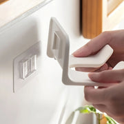 Modern Plastic Hair Dryer Holder Wall Mount Bathroom Kitchen Storage Rack