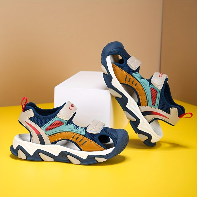 Sandalias de verano transpirables para niños, playa, exteriores, moda urbana, de caña baja, EVA, TPR