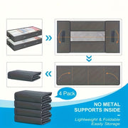 Foldable Storage Bags for Quilts Bedding Dustproof Handles Pack of 1 3 or 5