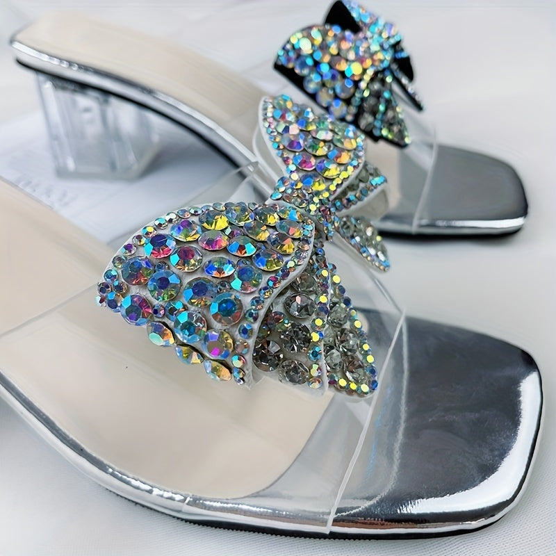 Women's Rhinestone Butterfly Bow Shoe Accessory Handmade Glass Crystal Decoration