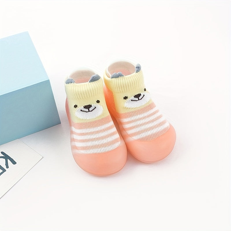 Kichkina erkaklar va qizlar uchun oson kiyiladigan paypoq, poyabzal, rezina taglik, mato, ichki va tashqi foydalanish uchun, bahor va kuz