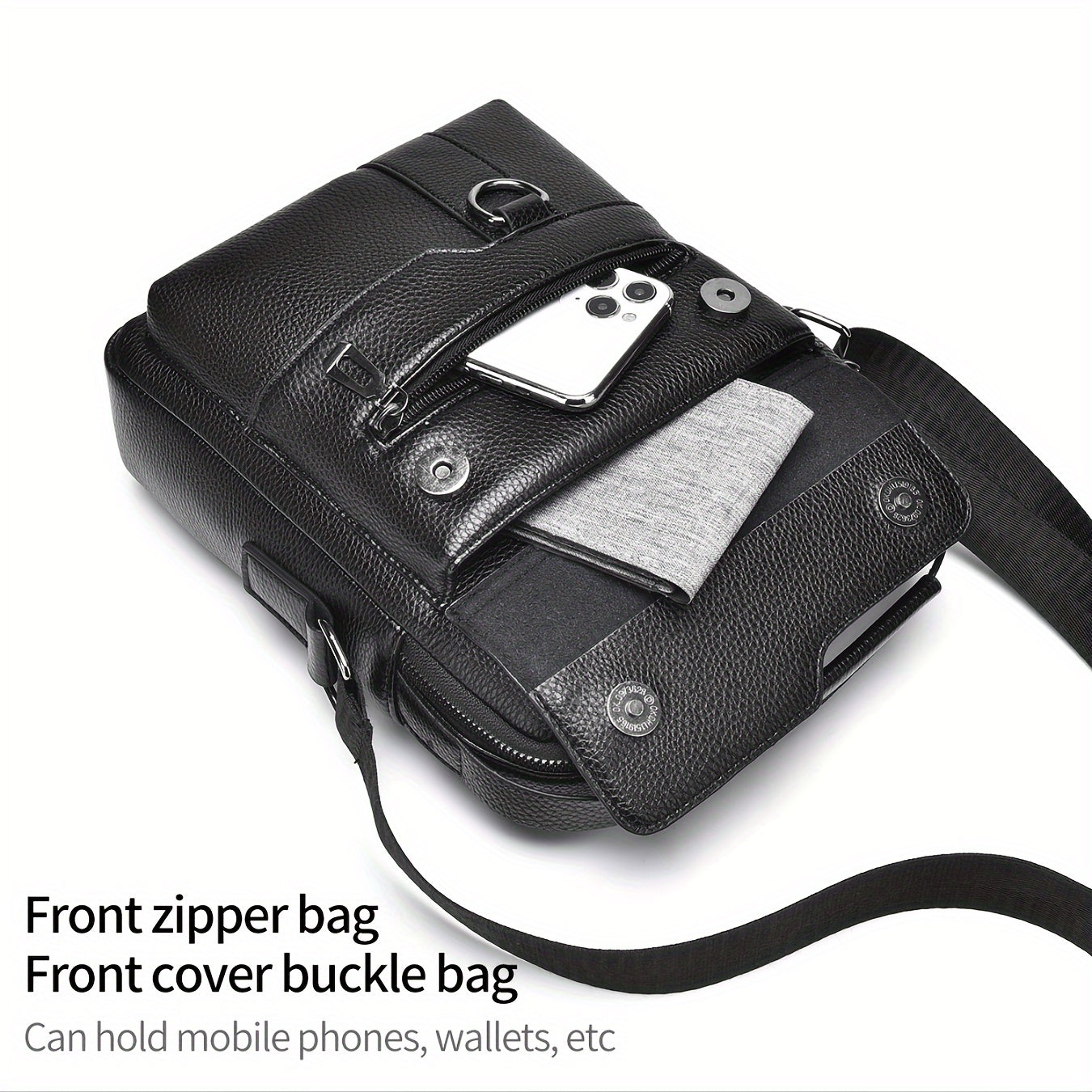 WEIXIER Vintage Messenger Bag erkaklar va ayollar uchun - yengil, suv o'tkazmaydigan va dog'ga chidamli, bir nechta bo'limlar bilan - uni uchun ideal 14-fevral sovg'asi.