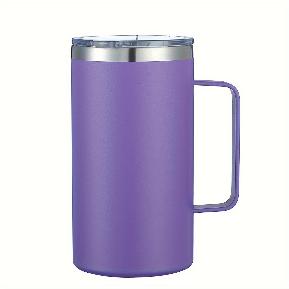 Stainless Steel Coffee Mug 24oz Vacuum Insulated with Lid and Handle