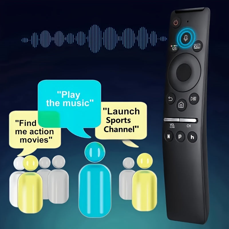 Voice Control Remote for Samsung TVs Wireless Infrared Easy-Pair No Batteries Needed