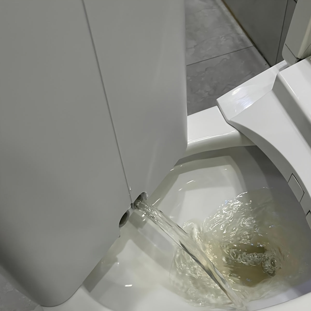 Mopa de exprimido sin manos con escurridor, sistema de cubo plano, mango de 360°, almohadillas de microfibra