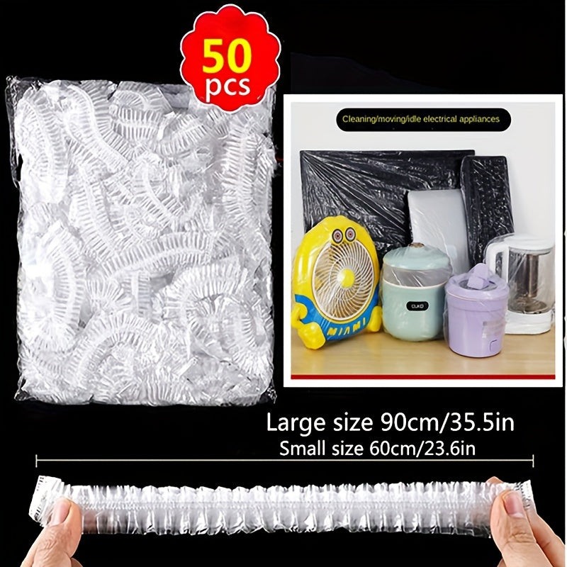 Large Transparent Dust Cover for Appliances Microwave Fan Rice Cooker