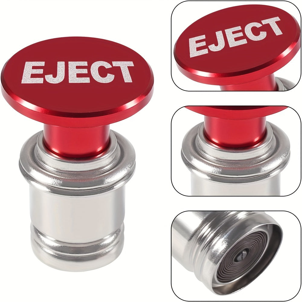 Черная анодированная алюминиевая кнопка для замены аксессуара для автомобильных ракетных огней