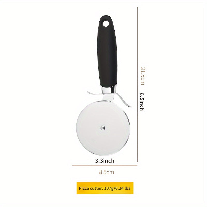 Set of 7 Stainless Steel Kitchen Utensils with Comfort Grip Handles
