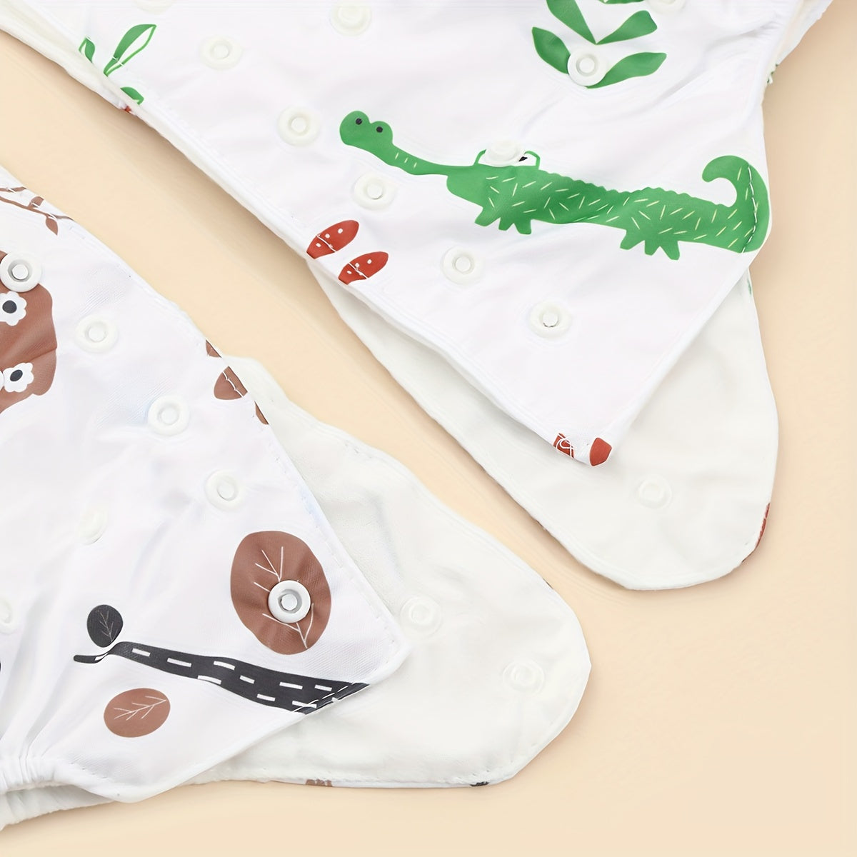 Paquete de 3 pañales de tela reutilizables de algodón para bebés y niños pequeños, pantalones de entrenamiento impermeables