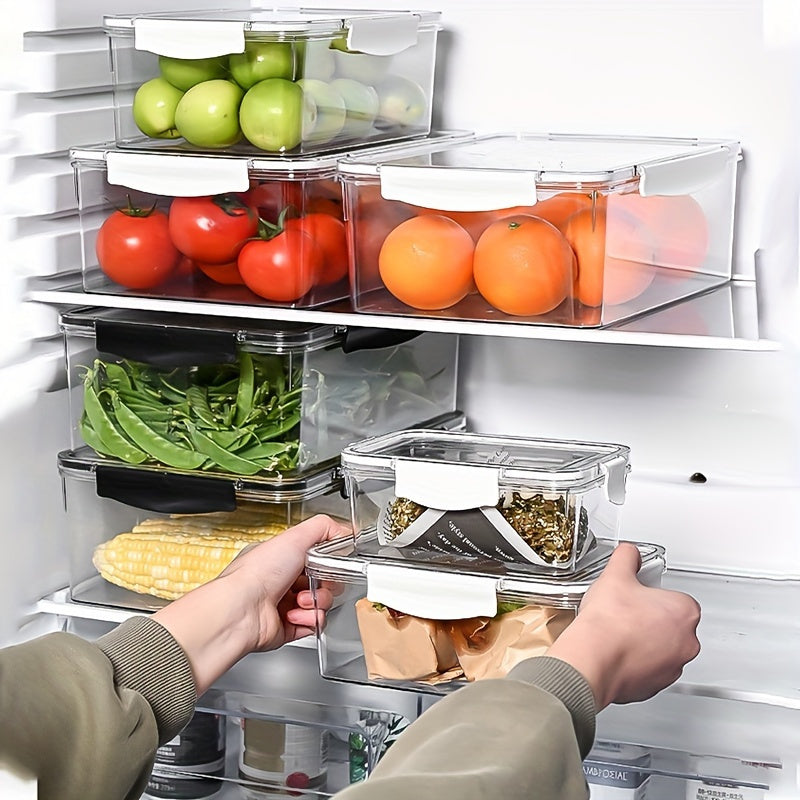 16oz BPA-Free PET Plastic Food Storage Containers with Lids for Kitchen, Office, Travel