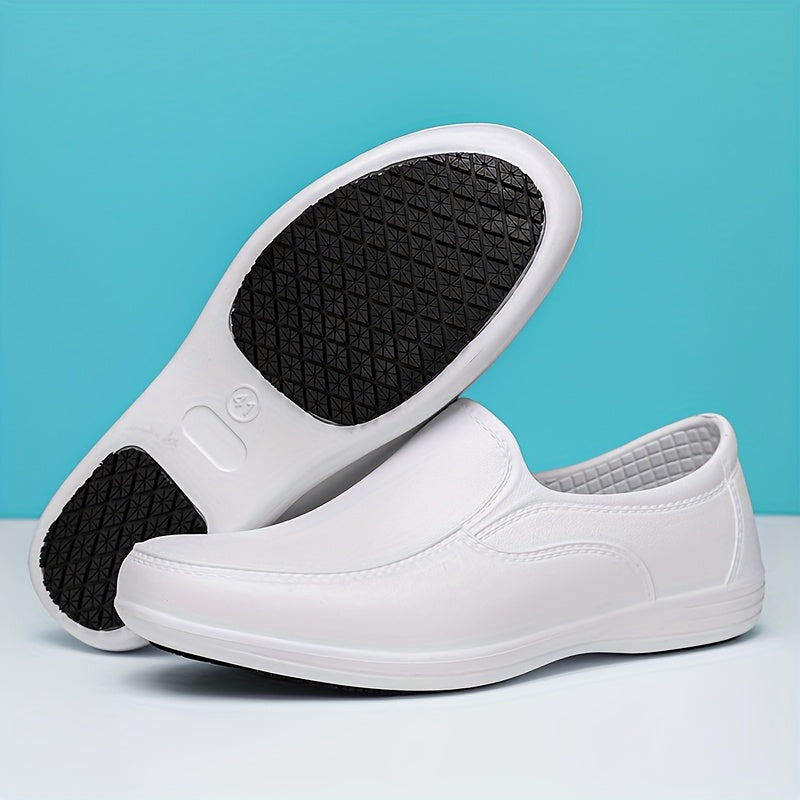 Unisex Rain Shoes Lightweight Non-Slip Rubber Sole All-Season Chef Footwear