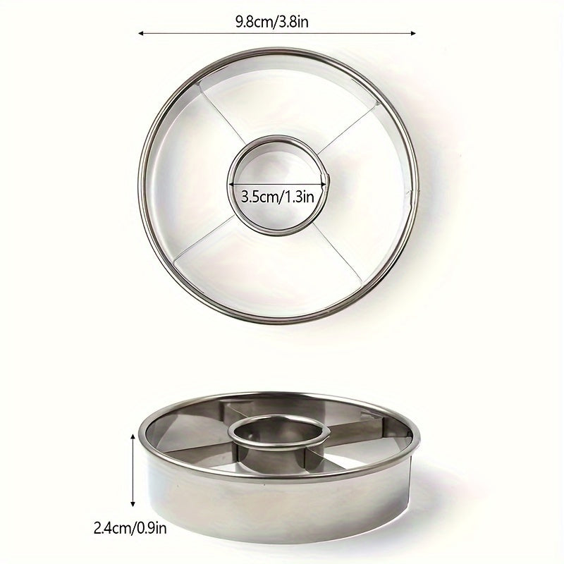 Stainless Steel Donut Cutters Set for Baking Cookies Cakes and Pastries