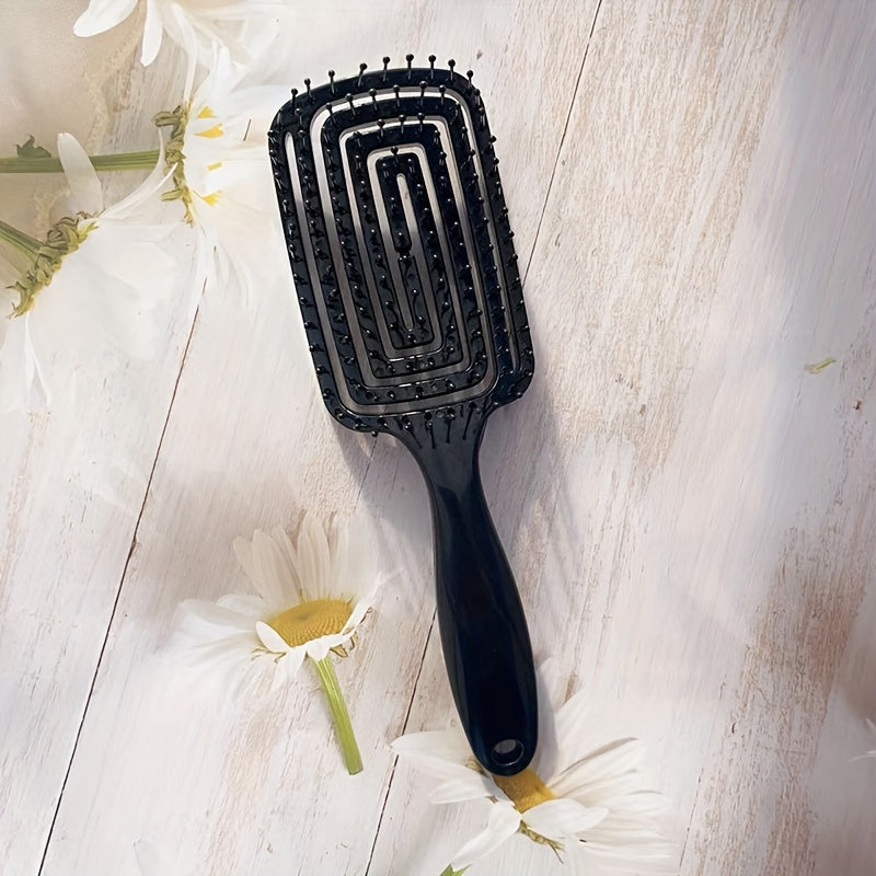 Peine antistático para cabello unisex, desenredante, de peinado, para cabello esponjoso