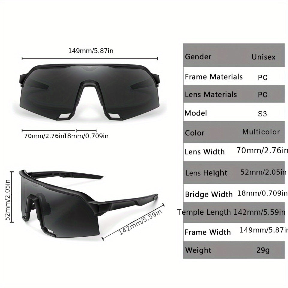 Unisex Outdoor Sports Glasses for Men and Women UV Protection Travel Photo Props