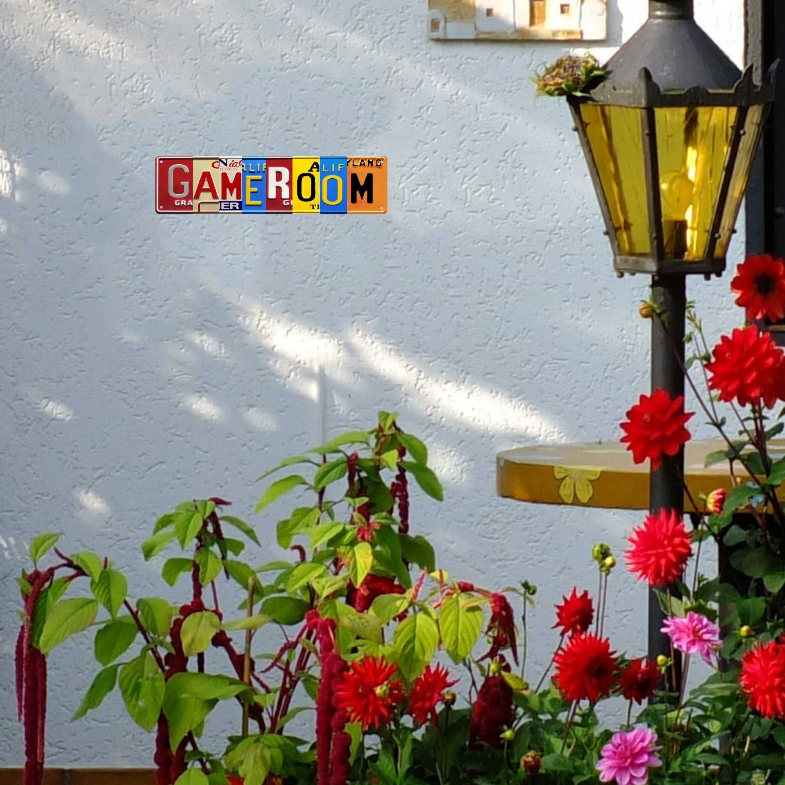 Cartel de hojalata de estilo vintage para sala de juegos, 15.75x3.94 pulgadas