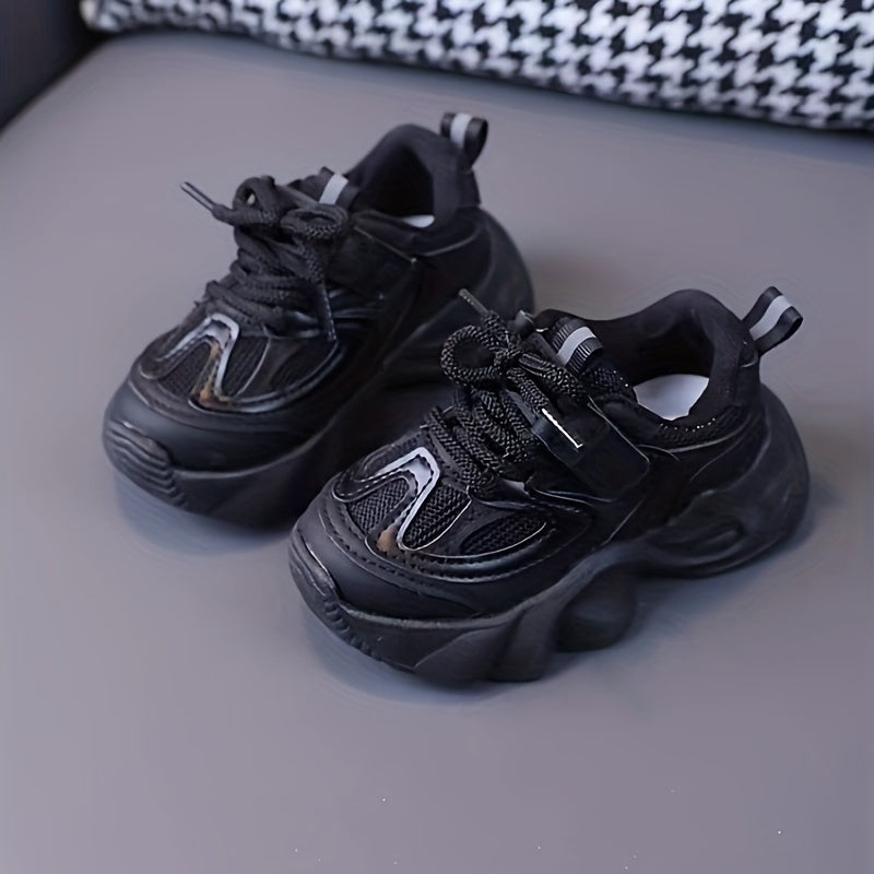 Детские сетчатые кроссовки для бега с противоскользящей подошвой для мальчиков и девочек весна и осень