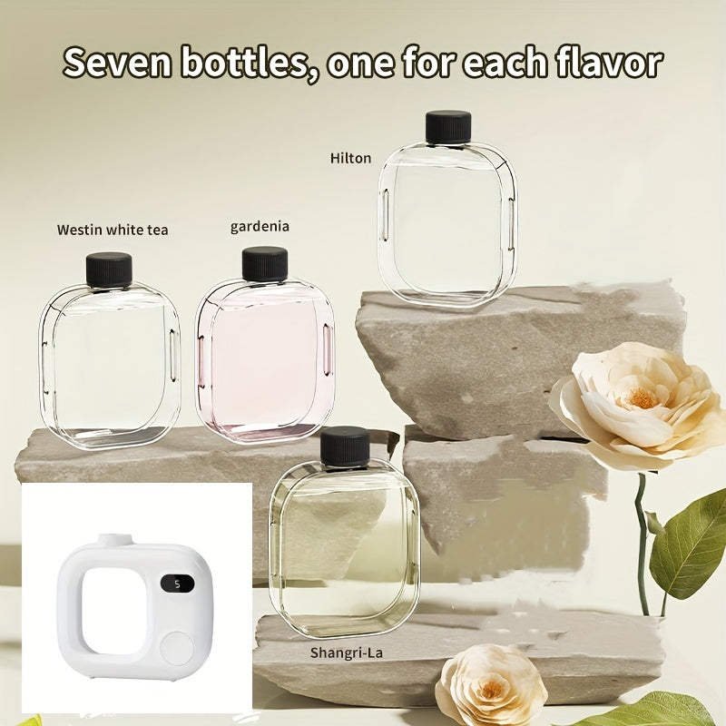 Smart Aroma Diffuser with Essential Oil, Rechargeable Battery, Dual Power, 5 Modes