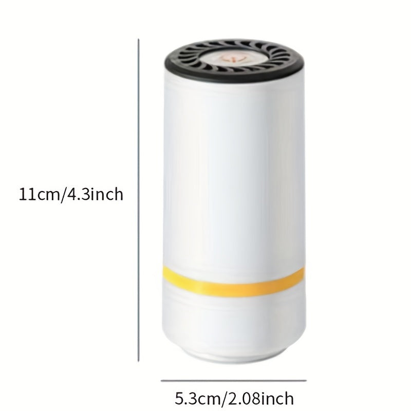 Portable Electric Vacuum Sealer with Reusable Bags for Food Storage and Meal Prep