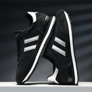 Men's Breathable Canvas Sneakers with Non-Slip Rubber Sole Low Top Casual All-Season