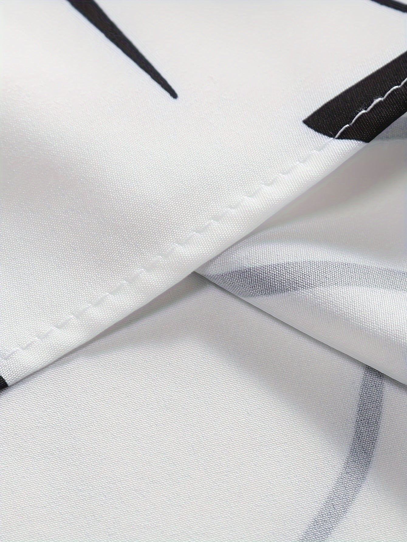 Мужской повседневный комплект: рубашка с геометрическим принтом и короткими рукавами, штаны с шнурком