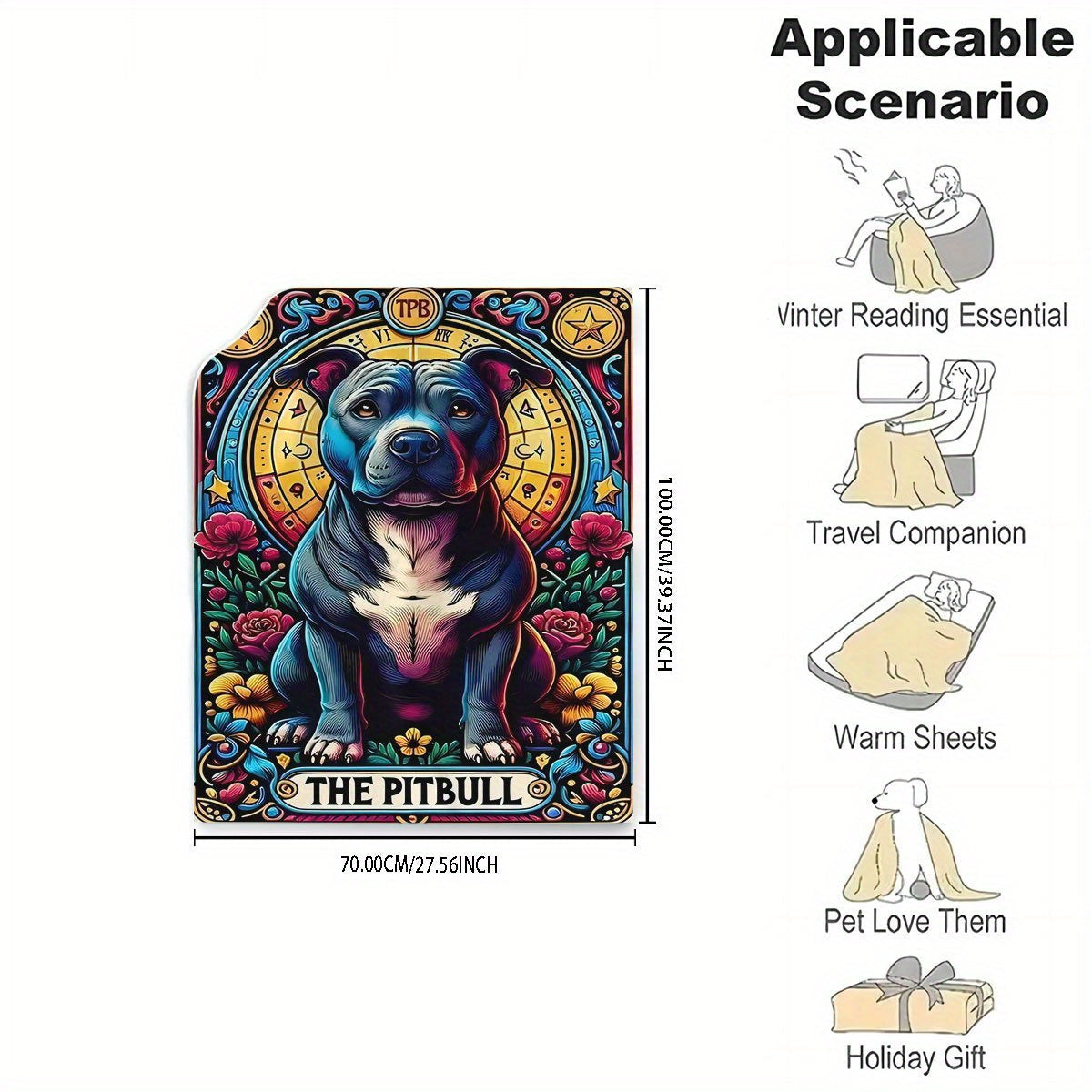 It yuragi uchun mo'ljallangan qora polyesterli it izlari bilan flanel yostiqcha, barcha mavsumlar uchun ko'p maqsadli