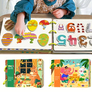Educational Sticker Set for DIY Quiet Book White Paper for Children 14+