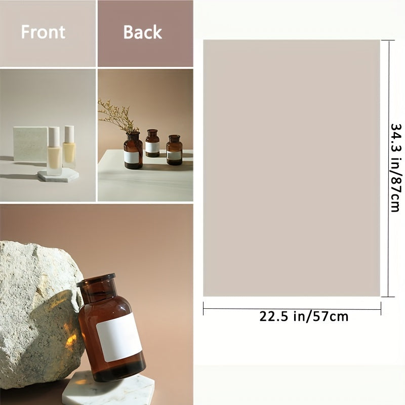 6pcs Double-Sided Morandi Color Photography Background Paper 87x57cm Waterproof Reusable Flat Lay Backdrops