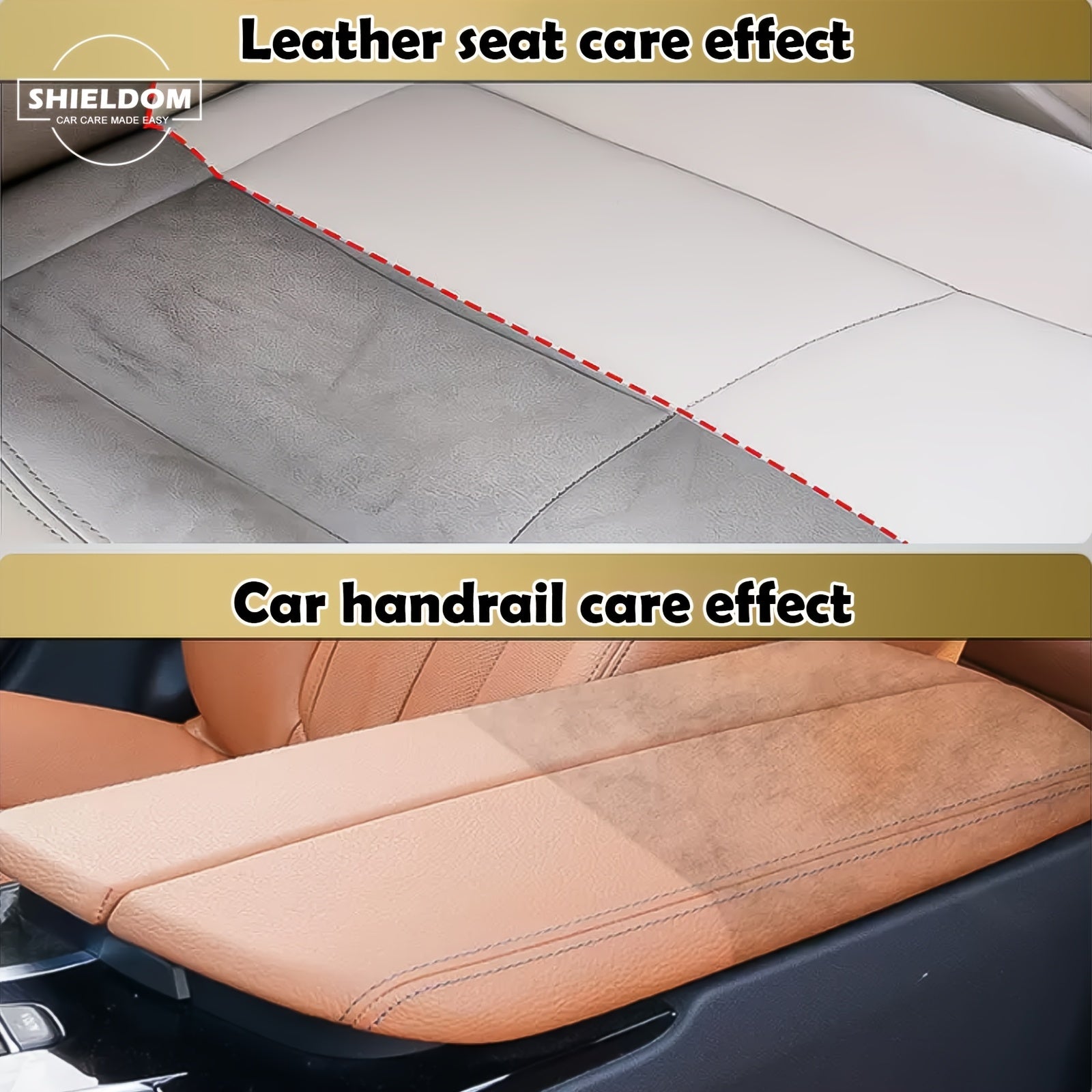 Toallitas de cuidado del cuero para asientos de coche y muebles, protector de cuero, 40 toallitas