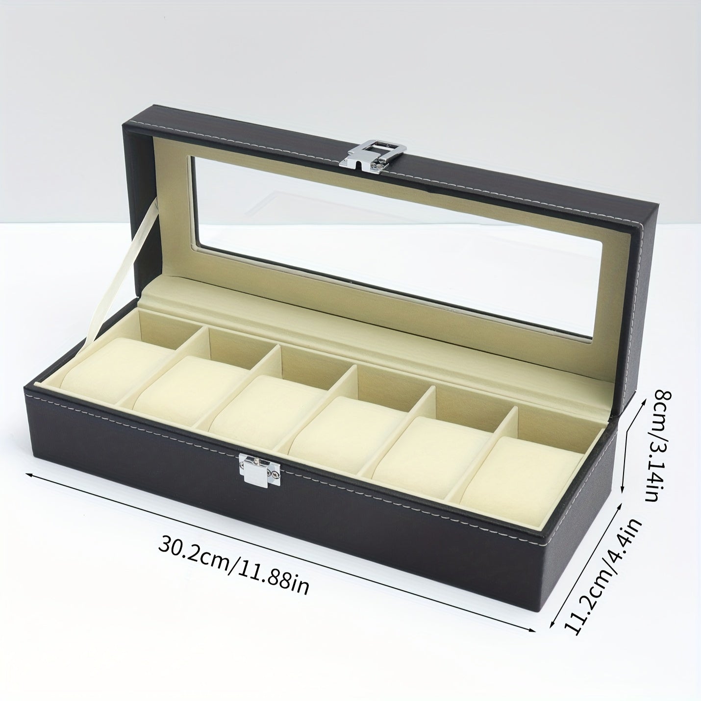 Leather Watch Storage Box 1-12 Slots Display Case Gift Idea