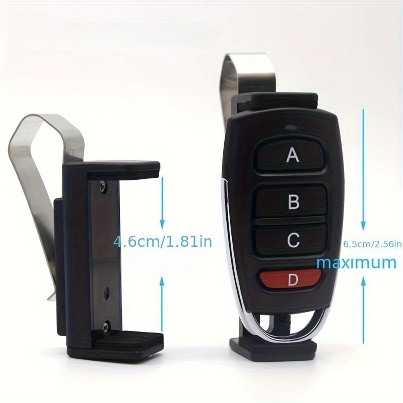 Avtomobil quyosh nuri uchun ko'zoynak tutqichli universal masofadan boshqarish kaliti garaj to'sig'i 47-68mm