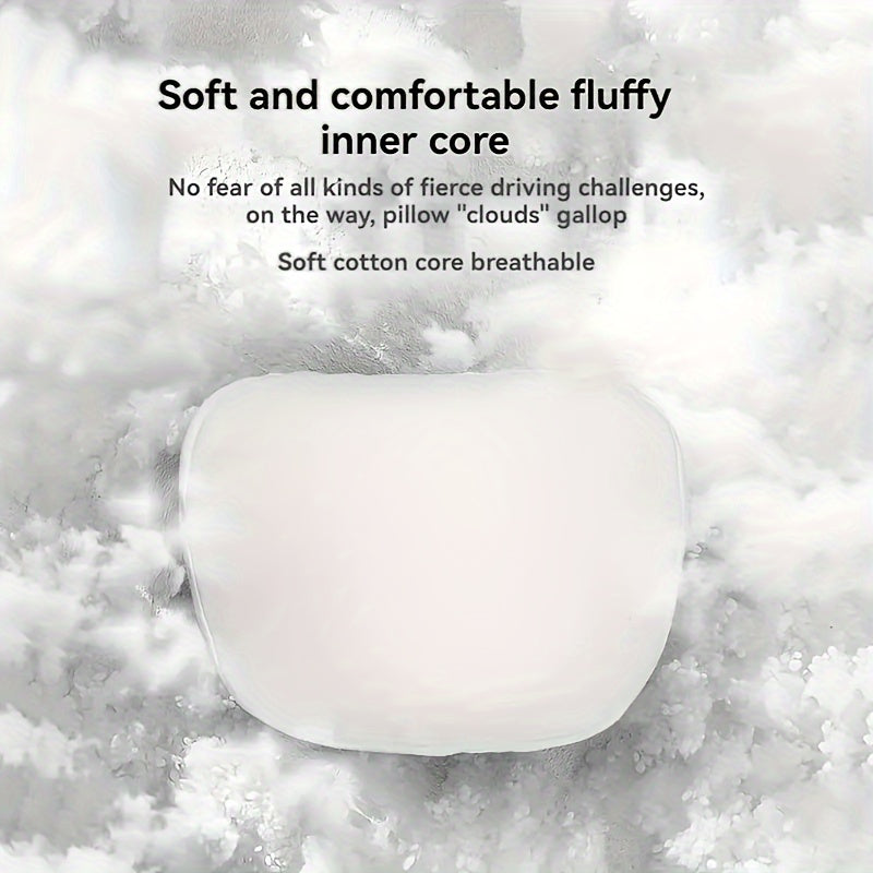 2 Pack Car Neck Support Pillows Soft Adjustable Headrest Pillow for Comfortable Travel