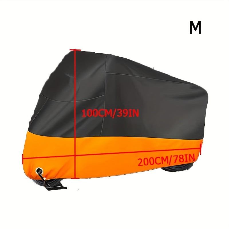 Motorcycle Protective Cover Fabric Large Bike Shield Weather-Resistant