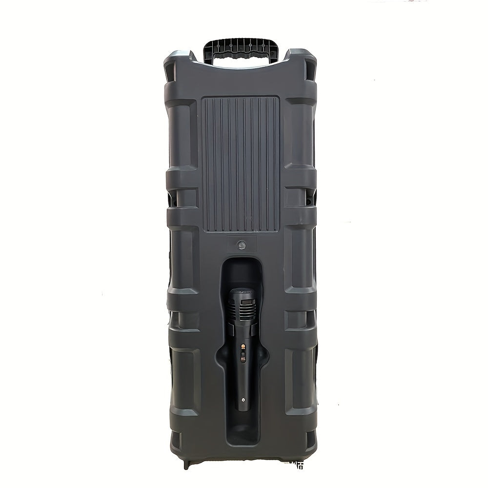 Altavoz estéreo Bluetooth portátil de alta potencia con luces LED, USB, inalámbrico, refuerzo de graves, audio de alta resolución