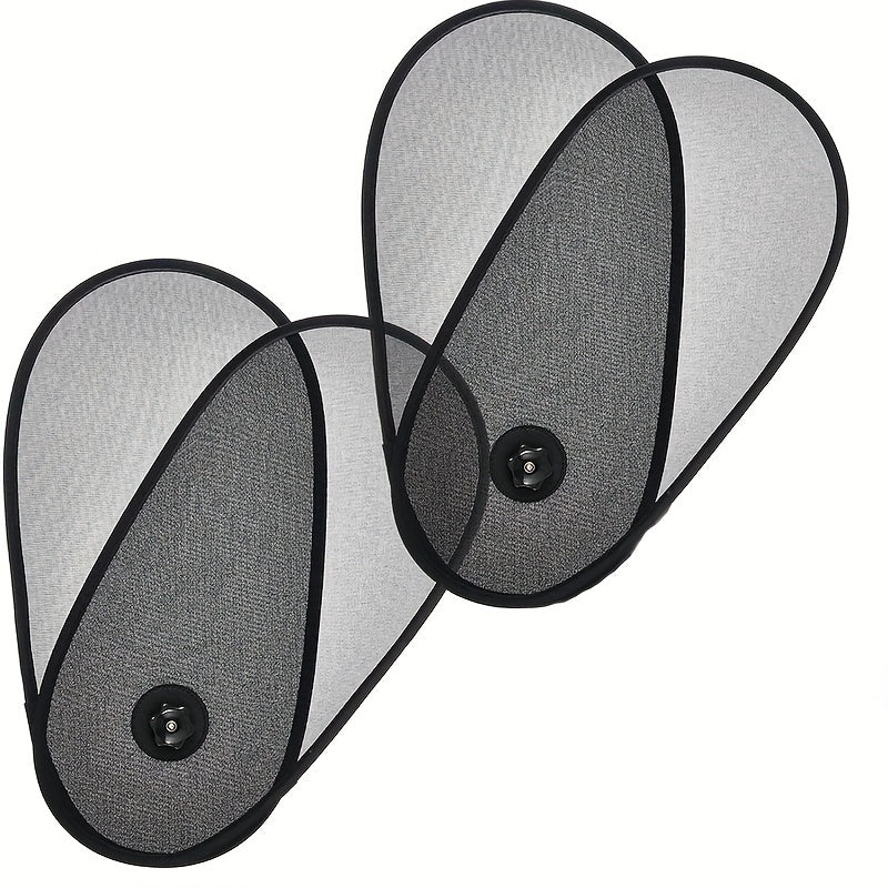 Universal avtomobil quyosh nuri uchun teshikli shisha uchun teshikli tarmoq — sozlanadigan, issiqlikni to‘sadigan