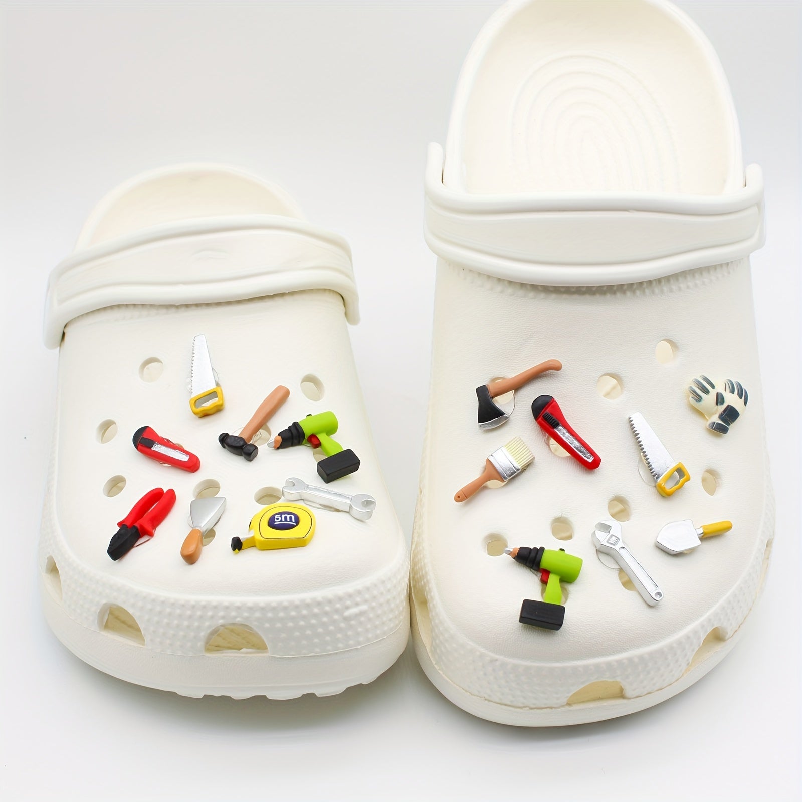 14 Pcs Model Repair Tools Set with Pliers Knife Shoes Buckle and Decorations