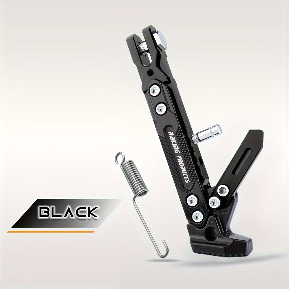 Регулируемый алюминиевый боковой подножка для мотоциклов-скутеров до 150 кг