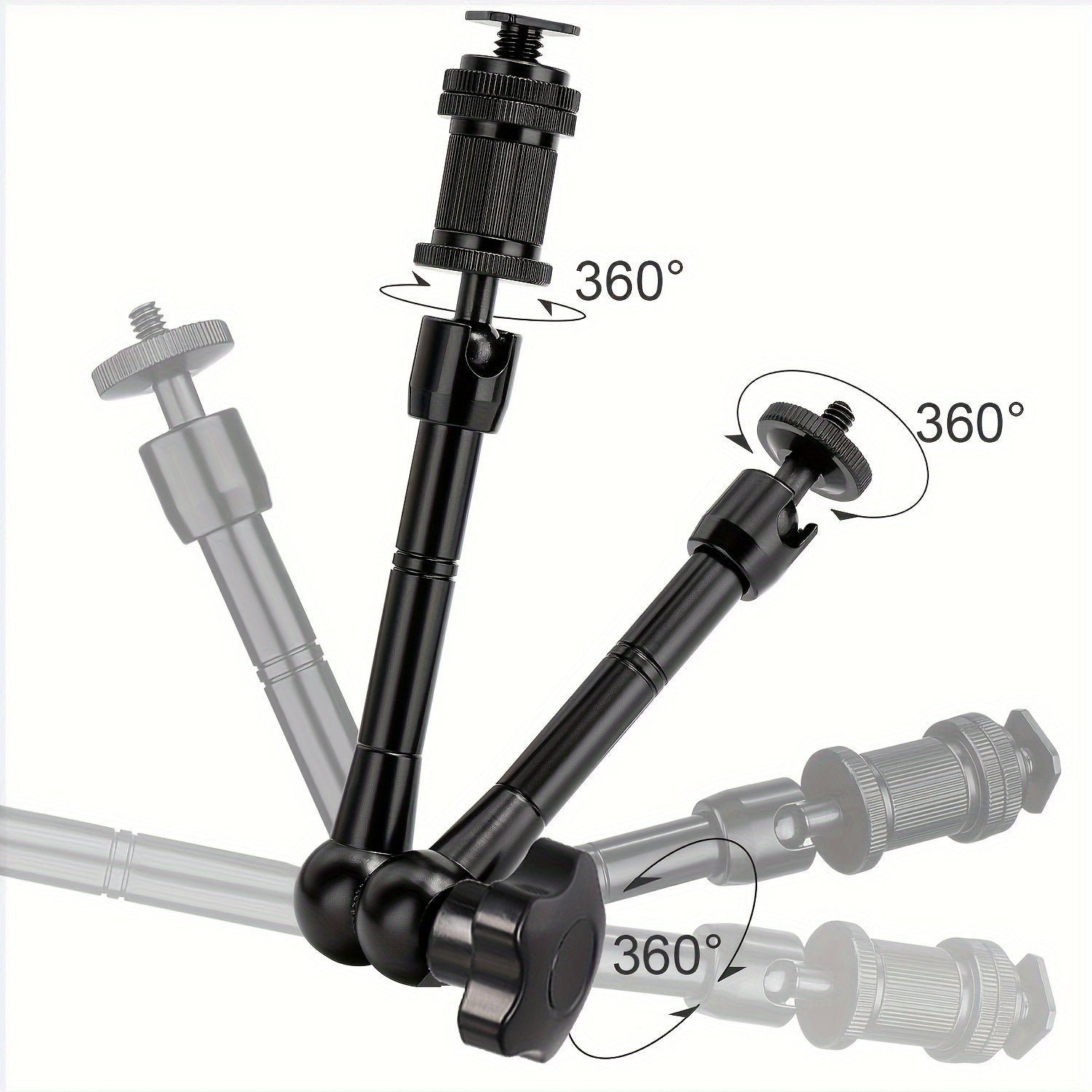 27,94 см Артикулируемая магическая рука с суперклипсой для ЖК-дисплея DSLR-камеры, светодиодного освещения