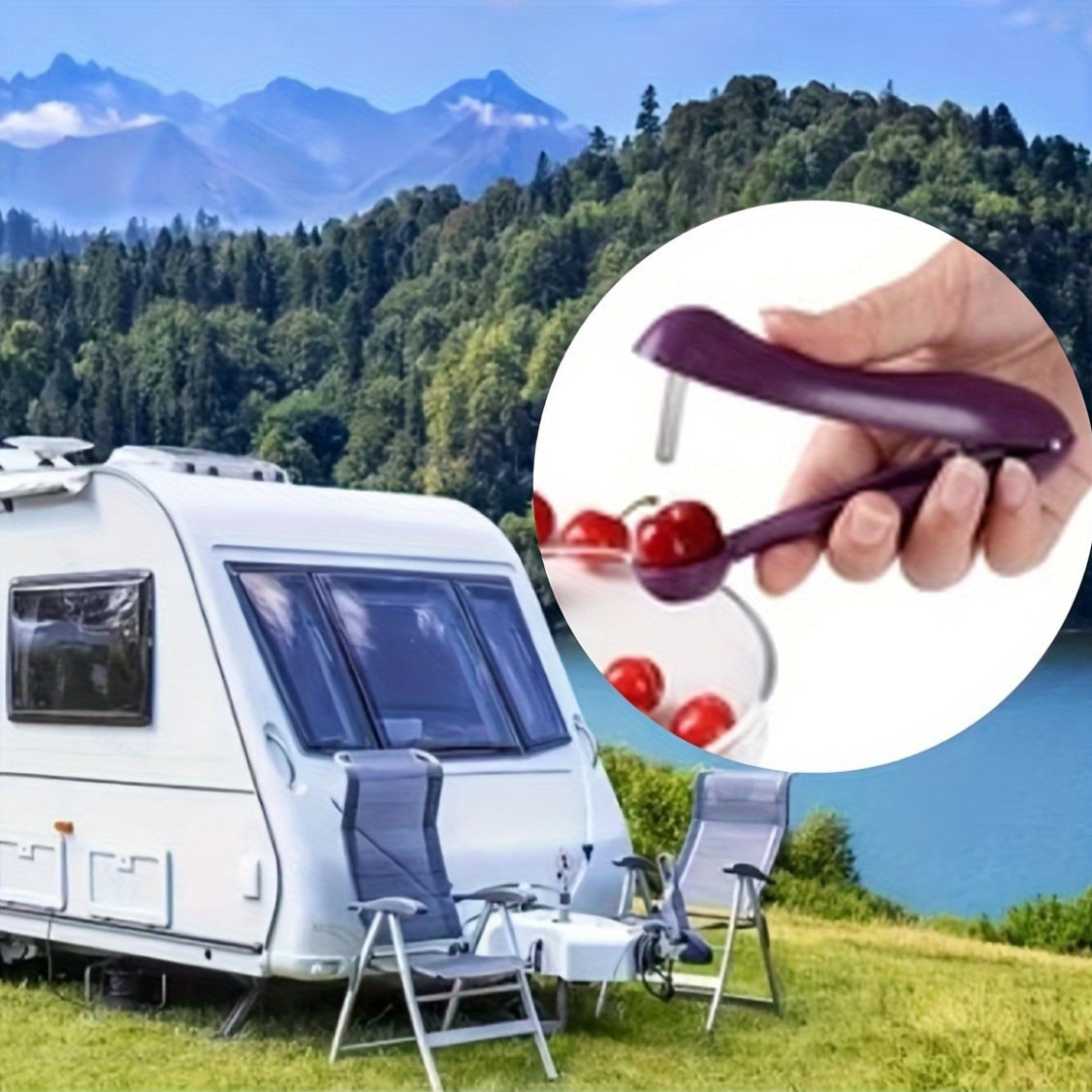 Cherry Pitter Tool for Fruits and Vegetables with PP Material and No Magnesium Rod