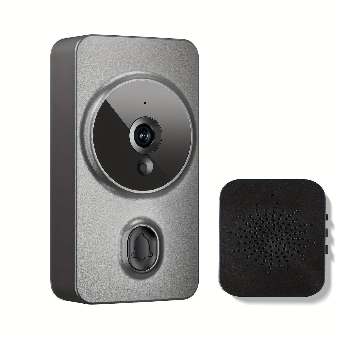 Wireless Video Doorbell with WiFi App Control Two-Way Audio Night Vision Cloud Storage Battery Powered