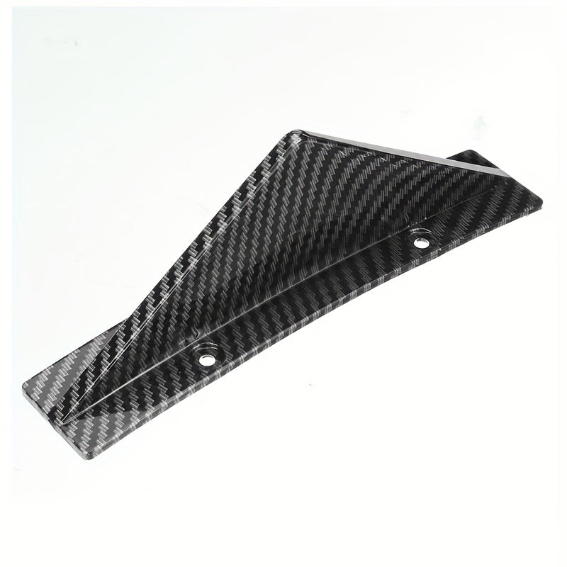 4Pcs Car Rear Bumper Lip Diffuser Shark Fins Cover Sticker for Sedan 2016-2020