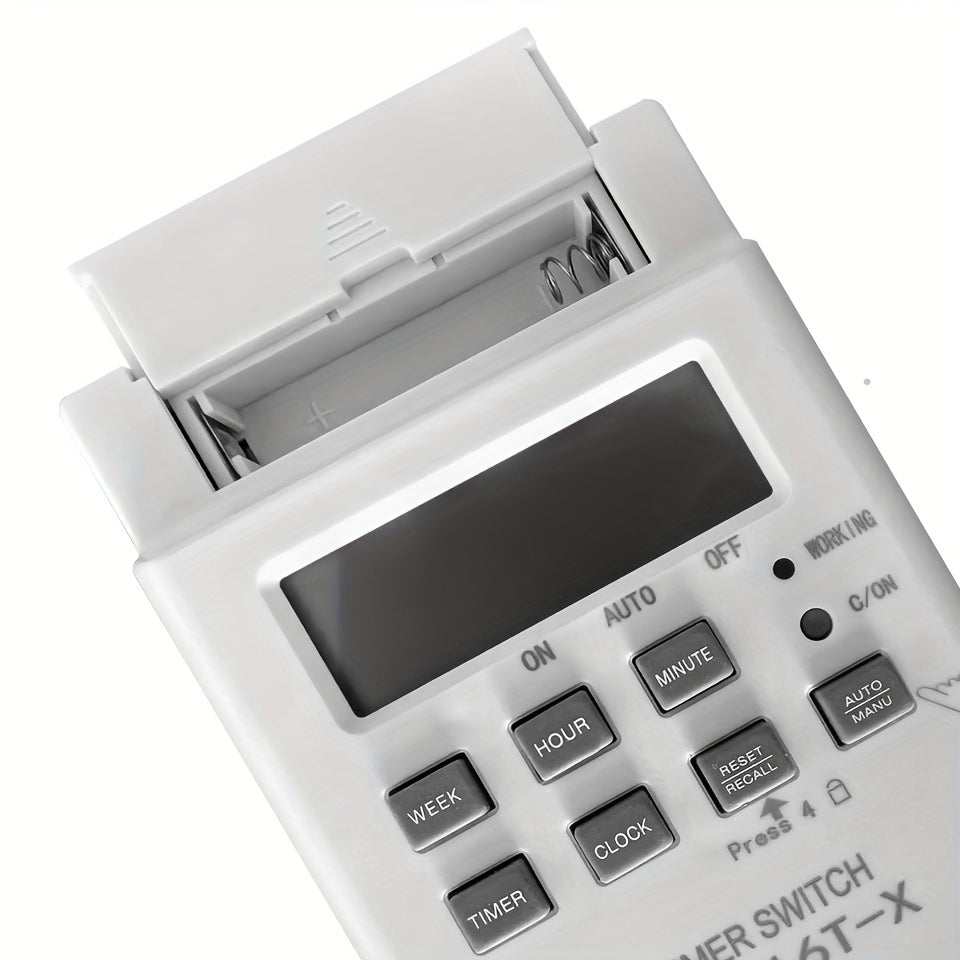 Interruptor digital de temporizador 220V, control de potencia de 30A para bombas de agua, luces y vallas publicitarias