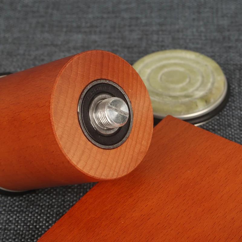 Toʻrtburchak pichoqni silliqlash uchun yogʻochli magnitli rulman va olmos bilan maydalash tizimi