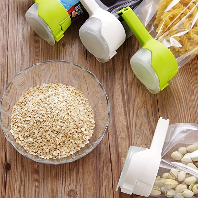 Multi-Purpose Food Sealing Clip with Pour Spout for Snacks and Storage